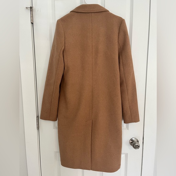 Abercrombie & Fitch - The A&F Dad Coat in Camel, S Tall - Picture 6 of 11